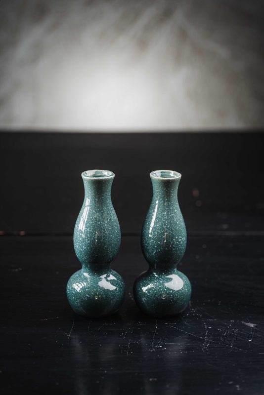 Κεραμικά Βάζα Πετρόλ – Σετ Δύο Τεμαχίων