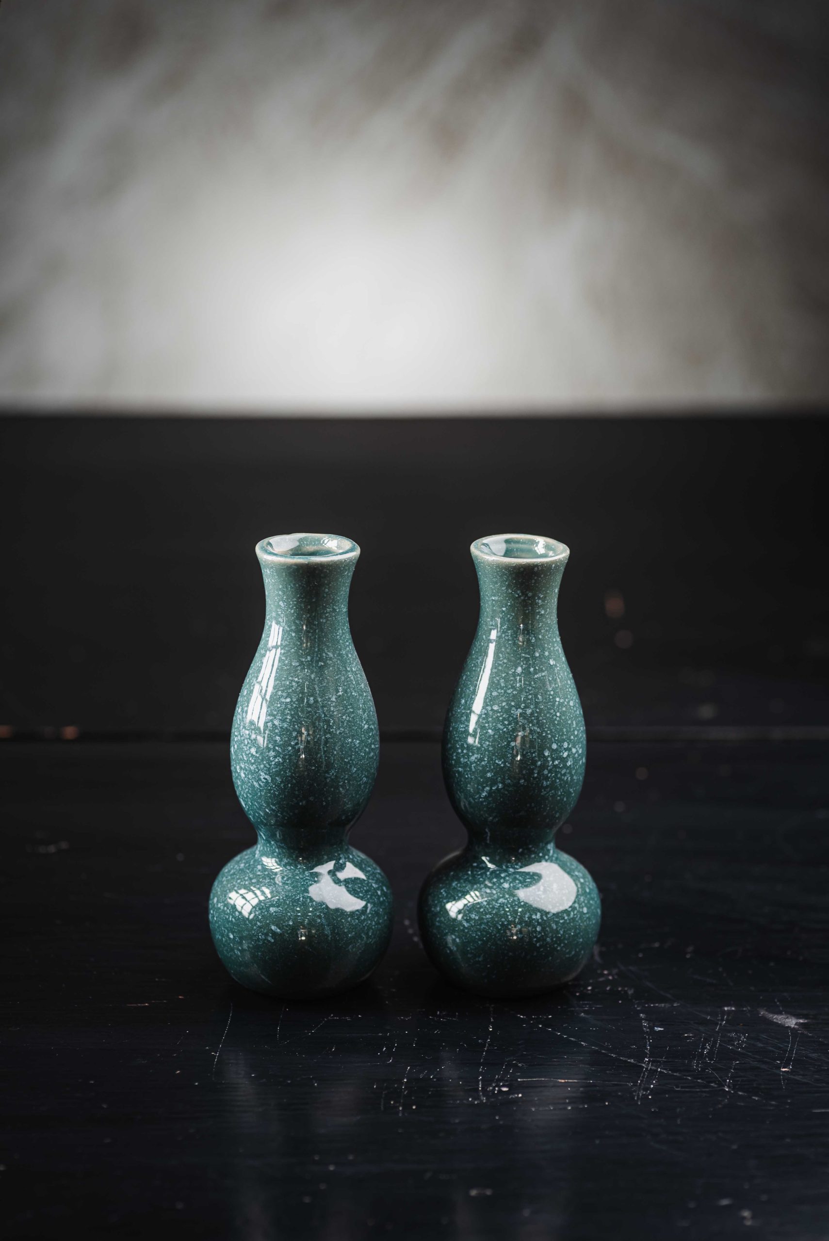 Κεραμικά Βάζα Πετρόλ – Σετ Δύο Τεμαχίων