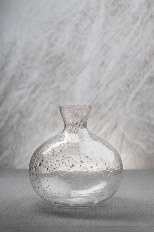 Χειροποίητο Βάζο Γυαλιού με Φυσαλίδες