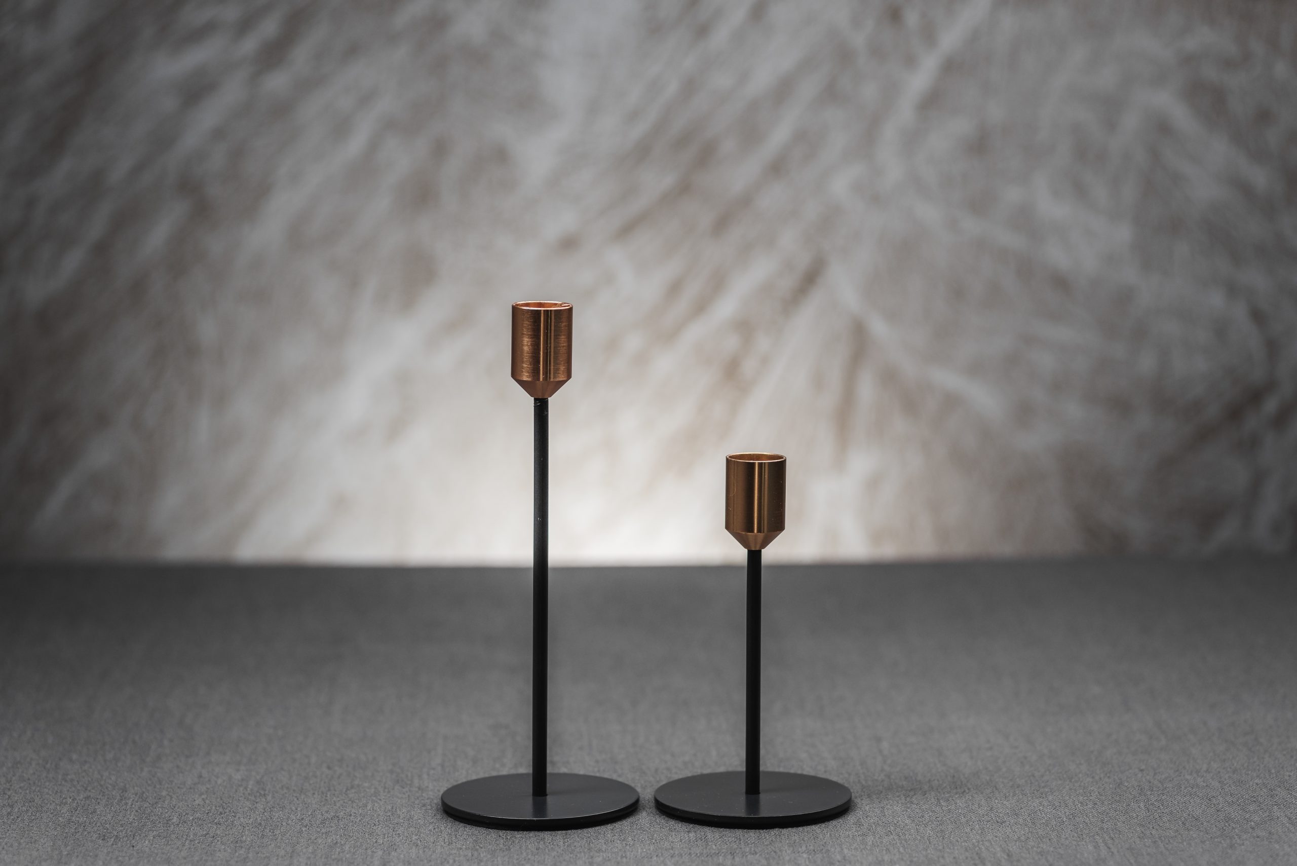 Κηροπήγιο Μαύρο & Χρυσό