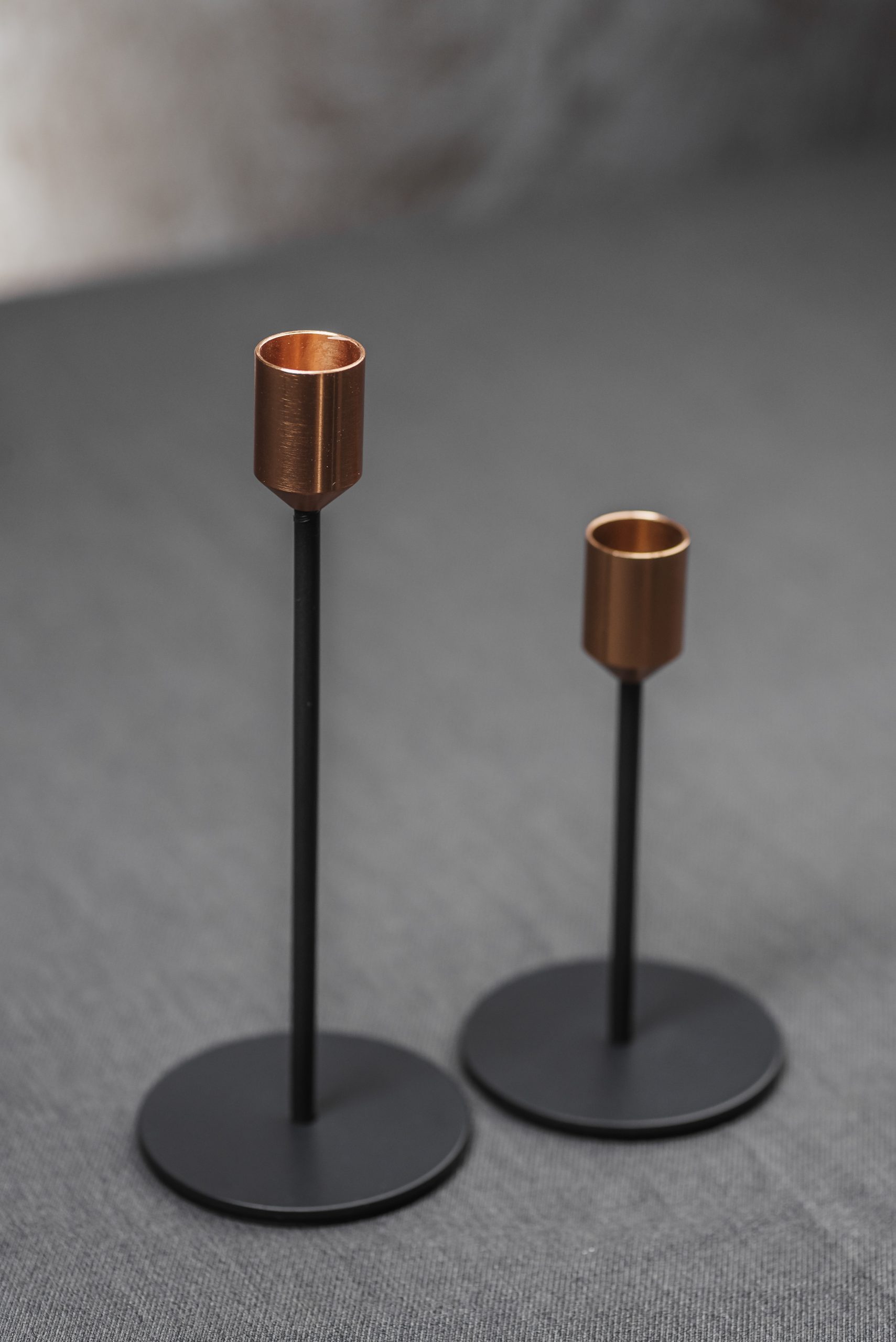 Κηροπήγιο Μαύρο & Χρυσό - Image 2