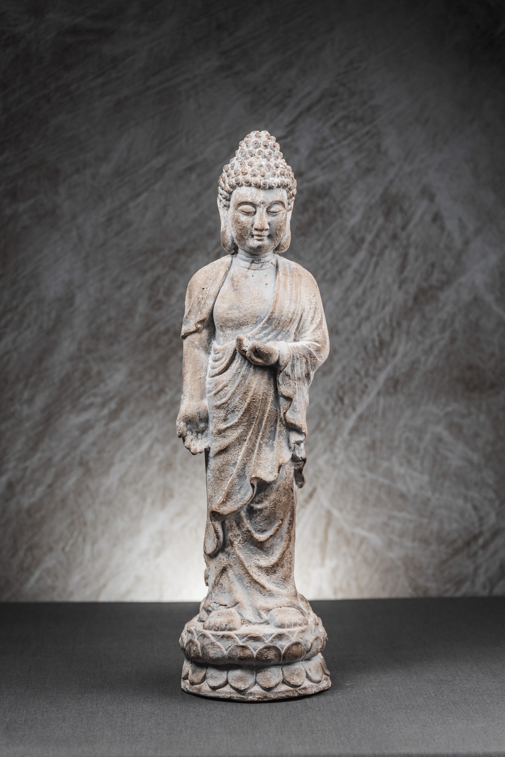 Διακοσμητικό Άγαλμα Standing Buddha - Antique Style