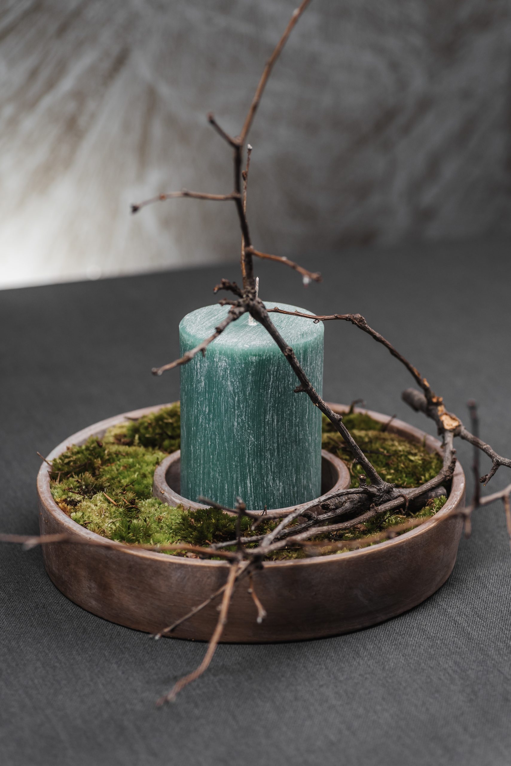 Κηροπήγιο - Βάση Σύνθεσης | Rustic Brown - Image 7