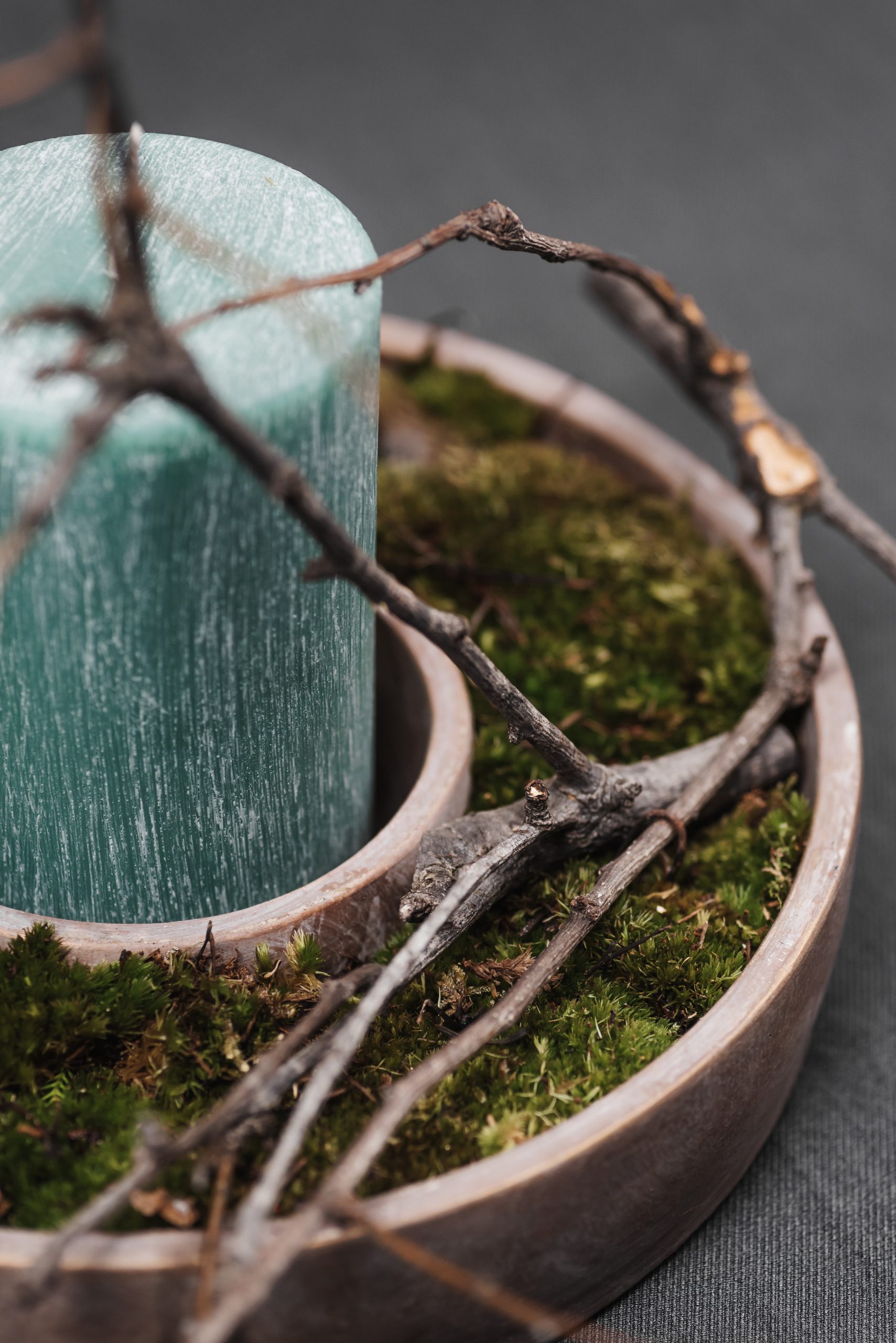 Κηροπήγιο - Βάση Σύνθεσης | Rustic Brown - Image 6