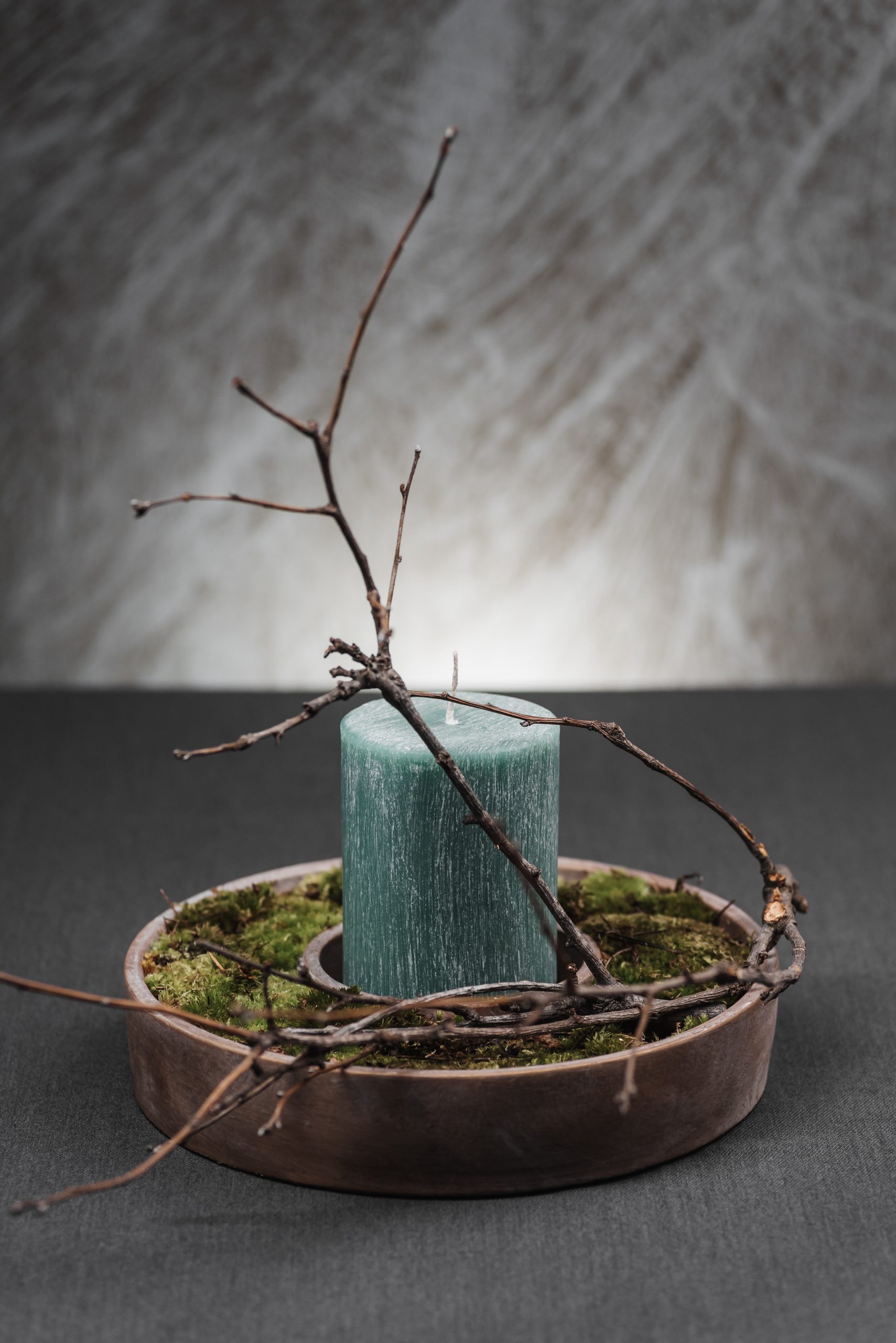 Κηροπήγιο - Βάση Σύνθεσης | Rustic Brown - Image 3