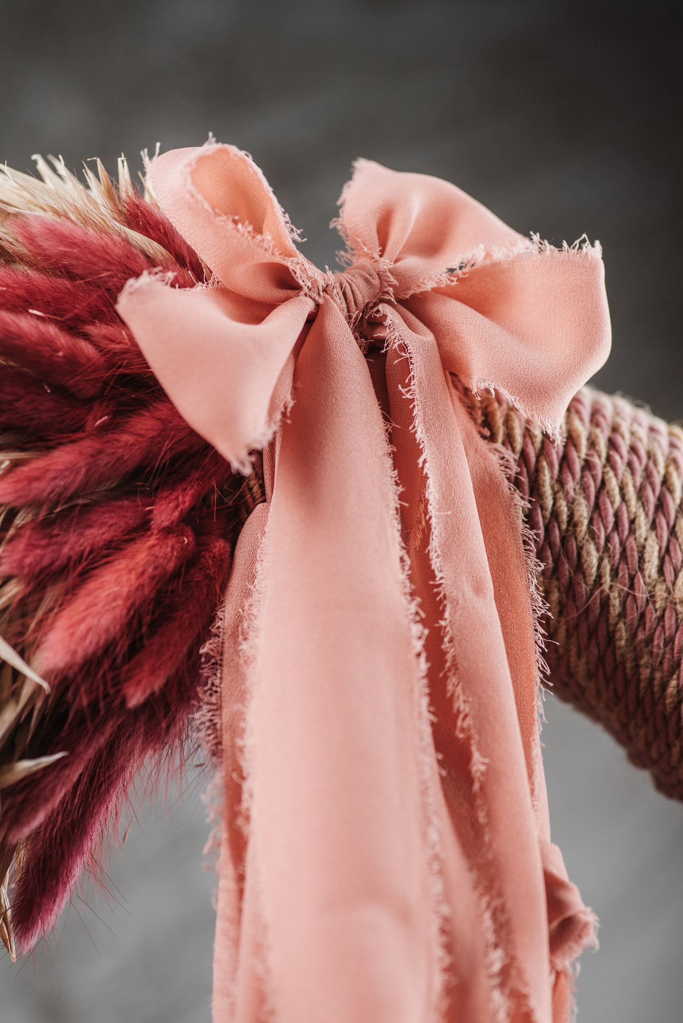 Boho Στεφάνι με Αποξηραμένα - Image 5