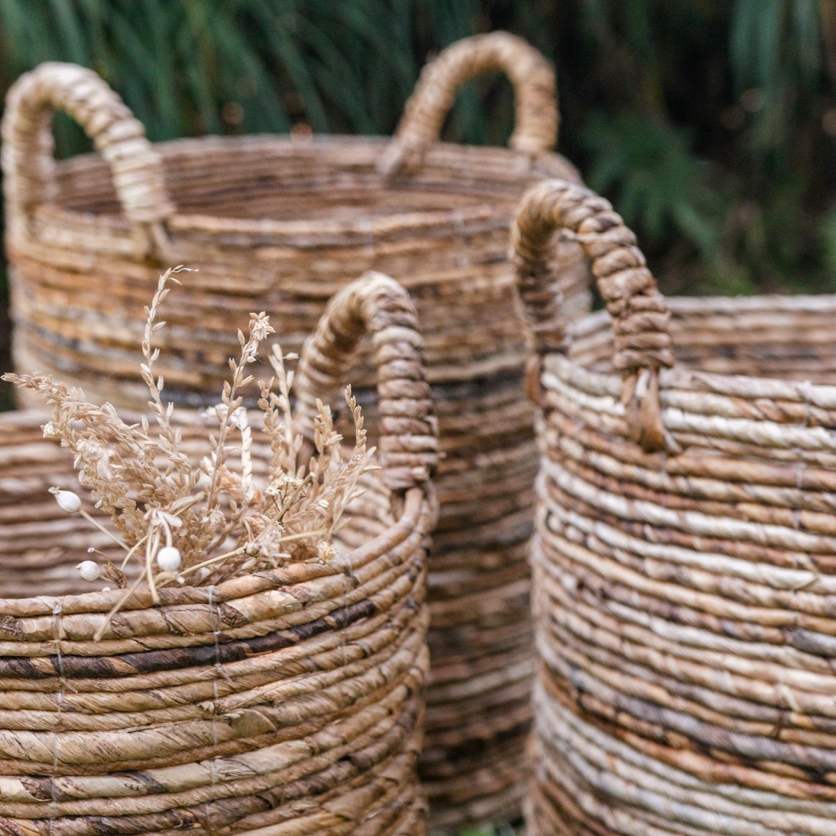 Συλλογή SYAILENDRA | Boho Καλάθι Οργάνωσης & Διακόσμησης από Φυσική Ίνα - Image 6