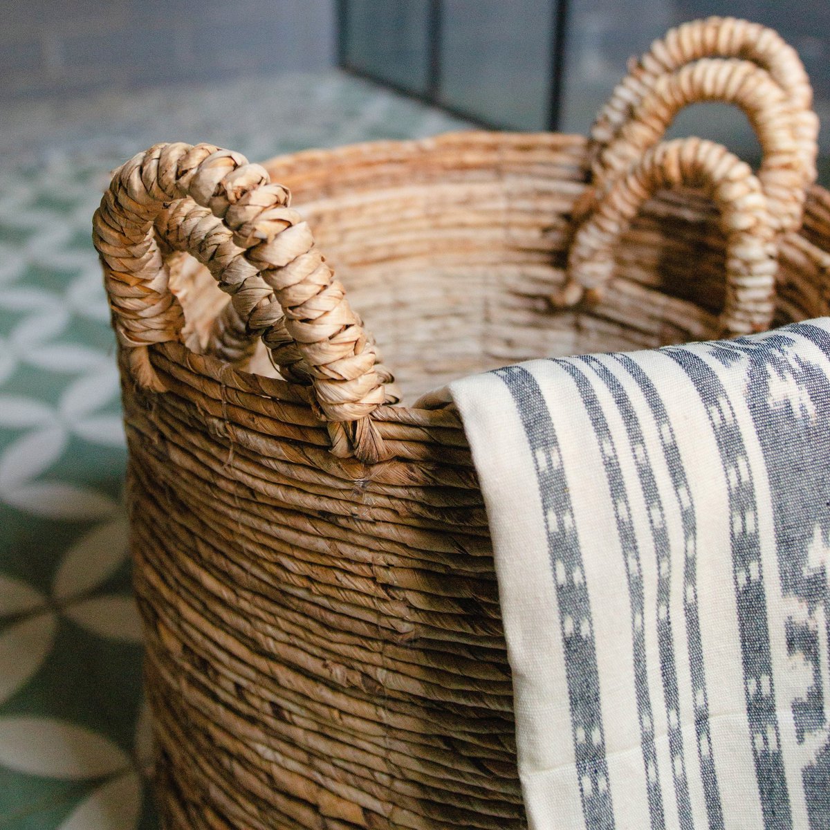 Συλλογή SYAILENDRA | Boho Καλάθι Οργάνωσης & Διακόσμησης από Φυσική Ίνα - Image 2